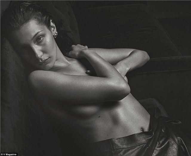 Bella Hadid yine sınır tanımadı