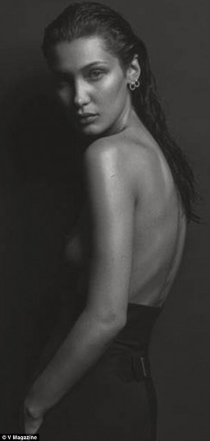 Bella Hadid yine sınır tanımadı