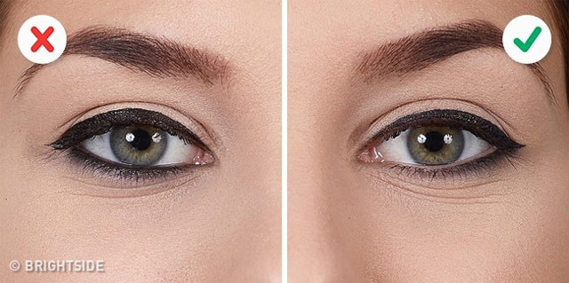 Eyeliner uygulanırken yapılmaması gereken 10 hata